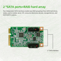 Dukungan Kecepatan 5GT/s Asli, Dua Slot untuk Hard Disk, Kompatibel Multi-sistem, RAID untuk Kartu Ekspansi, Stok EIP EFT-721