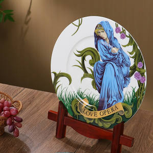 Magnifique assiette à pâtes ronde décorative en porcelaine fine, style créatif haut de gamme, pour la restauration occidentale - Product Image 5