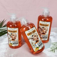 Sérum éclaircissant hydratant liquide à la vitamine C et à l'arbutine, avec acide hyaluronique, pour le visage et le corps - 500 ml
