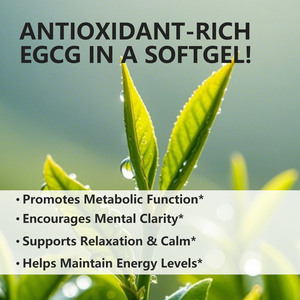 Cápsulas Blandas de Extracto de Té Verde que Promueven la Función Metabólica, Fomentan la Claridad Mental, Apoyan la Relajación y la Calma, y Aumentan los Antioxidantes - Product Image 6