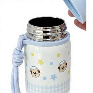 316 Stainless Steel Insulated Water Bottle Pop-Up Lid Portable Thermal Bottle <b>Large</b> Capacity Food Grade Travel <b>Mug</b> - Product Image 5