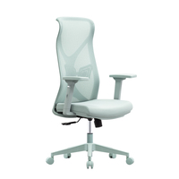 Chaise de bureau de direction ergonomique B62, nouvelle conception moderne, avec dossier en maille verte, pour un confort optimal – Mobilier essentiel