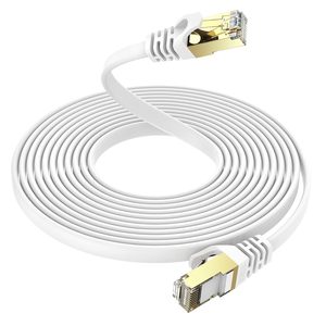 สายแลนแบบแบน Cat7เร็ว BC RJ45อีเธอร์เน็ตป้องกัน FTP SSTP 30AWG 32AWG สายแพทช์8P8C อินเทอร์เน็ตแบบแฟลต - Product Image 2