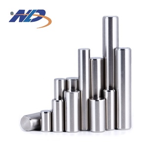 OEM-pasador de acero inoxidable m6 de 2 pulgadas, espiga recta de 18mm, plata de ley revertida, pin de cabeza plana de acero - Product Image 2