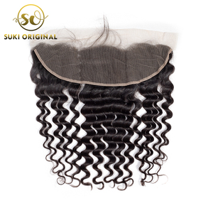 12a Grade Top Quality Remy Human Hair Loose Deep Silk Base Lace Closure - Product Image 3