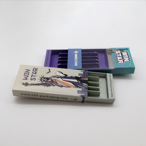 Vente en gros de 5 boîtes de paquets de cigarettes avec languettes de suspension, emballage de luxe en carton résistant aux enfants pour fumeurs - Product Image 4
