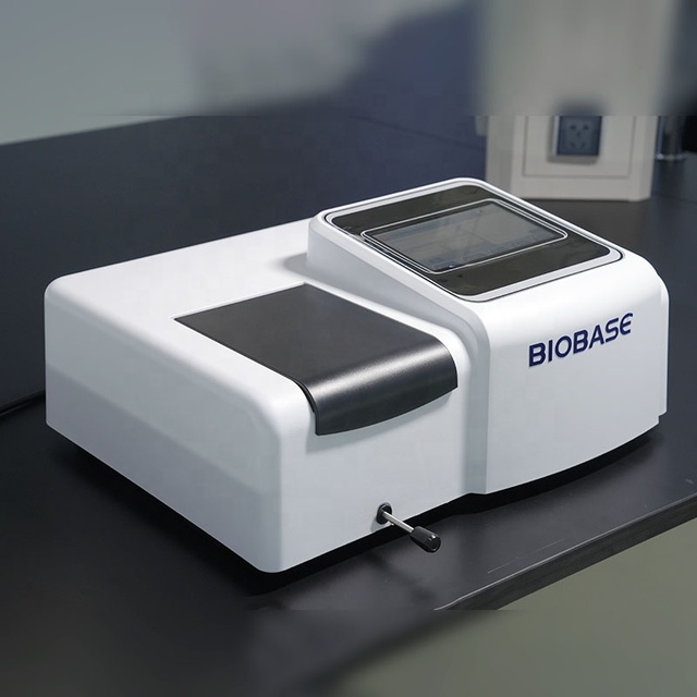 BIOBASE Laboratory Portable Visible Spectrophotometer LED Light Spectrum Tester Spectrometer Single Beam Spectrophotometer