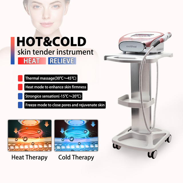 New Cool and Heat Skin Rejuvenation Device Hot& Cold Skin Care Machine Electroporation Wall Penetration Beauty Machine