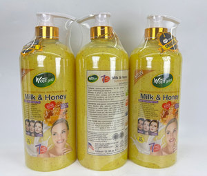 Frozen 2 en 1 gommage <span class=keywords><strong>Gel</strong></span> <span class=keywords><strong>douche</strong></span> lait de chèvre banane carotte nettoyage en profondeur Anti-âge hydratant Extra <span class=keywords><strong>gel</strong></span> <span class=keywords><strong>douche</strong></span> blanchissant 1000ml - Product Image 1