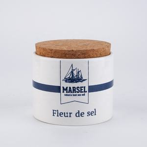 Promozione <span class=keywords><strong>barattoli</strong></span> di sale da cucina barattolo di <span class=keywords><strong>spezie</strong></span> in <span class=keywords><strong>ceramica</strong></span> con coperchio in sughero - Product Image 3