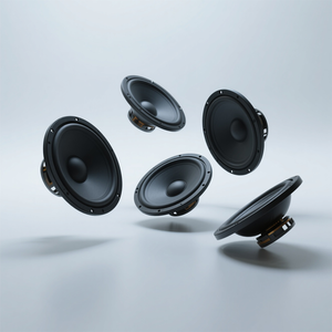 Doppel-Schwingspule 6-Zoll Auto-<span class=keywords><strong>Audio</strong></span>-Subwoofer 4 Ohm Impedanz Lautsprecher Schaumstoffumrandung 12V DC Papier Doppel-Auto-Subwoofer - Product Image 4