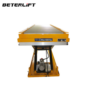 Plateforme élévatrice carrée rotative électrique fixe, élévateur à ciseaux simple, plateforme rotative carrée. - Product Image 1