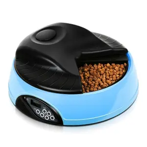 Intelligente 8s di Registrazione Vocale 4 Volte Automatico Pet Feeder Promozionale di Alta Qualità Durevole Dog Smart Feeder