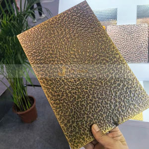 Li127 Alibaba vendeur chaud finition martelée en acier inoxydable estampé 201 304 316 escaliers feuille antidérapante en métal - Product Image 5