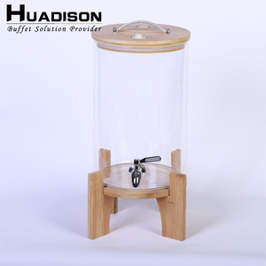 Huadison – <span class=keywords><strong>distributeur</strong></span> de boissons en <span class=keywords><strong>verre</strong></span> scellé, résistant aux hautes températures, avec robinet, fournitures pour restaurant et hôtel - Product Image 6