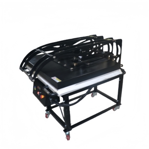Presse à chaud pneumatique semi-automatique 80*100cm, presse à chaud haute pression pour t-shirt, machine d'impression industrielle - Product Image 6