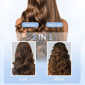 Herramienta <span class=keywords><strong>de</strong></span> Peinado 2 en 1, Rizador <span class=keywords><strong>de</strong></span> Pelo Profundo en V <span class=keywords><strong>de</strong></span> 32 mm, Rizador <span class=keywords><strong>de</strong></span> Pelo para <span class=keywords><strong>Ondas</strong></span> <span class=keywords><strong>de</strong></span> <span class=keywords><strong>Sirena</strong></span> Duraderas - Product Image 2