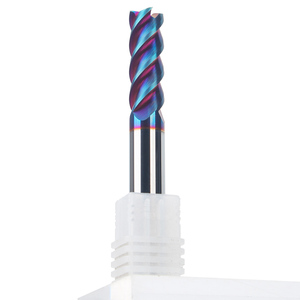 4 Flutes HRC63 Carbide End Mill <strong>CNC</strong> Cutting Alloy Carbide Tungsten Steel Milling Cutter Square <strong>Router</strong> <strong>Bit</strong> - Product Image 4