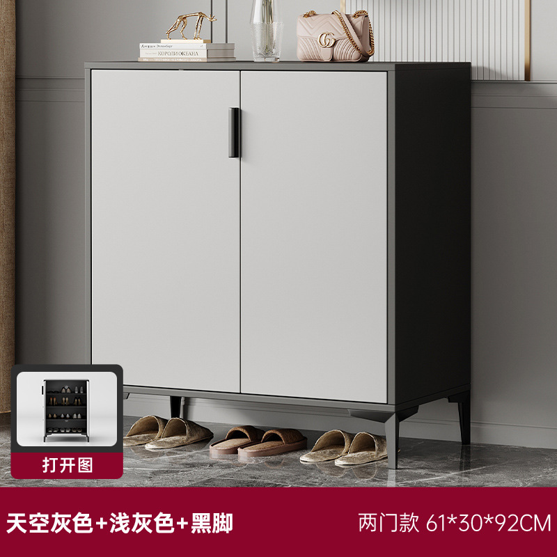 [Two-door style] Sky gray/Light gray 61*30*92cm