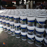 Peinture à base d'eau écologique pour salle de bain/piscine Matériau de revêtement imperméable à haute élasticité/extensibilité pour d'autres scénarios