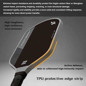 Mejor Precio para Pedidos al por Mayor: Pala de Fibra de Carbono de Alto Módulo con Absorción de Impactos para Tenis y Pádel - Product Image 3
