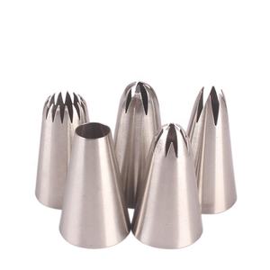 Douilles de pâtisserie pour gâteaux, 50 pièces 1M # 2A # 2D # 2F # 6B, buse de glaçage pour dessert, Fondant décor, fleur, confiserie, crème, Gadgets de cuisine - Product Image 1