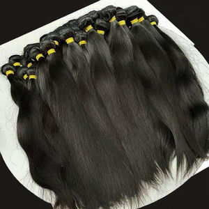 Letsfly 10 Fasci di Capelli Brasiliani Lisci, Un Donatore, Non Trattati, Marrone Remy, Doppia Trama a Macchina, Tutti i Colori Disponibili, Vendita all'Ingrosso - Product Image 2