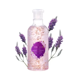 Organic Exfoliate Shower Gel Lightening Hydrating Long Lasting Fragrance Mild Clean Petal Whitening Body Wash