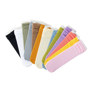 Calcetines de Algodón para Mujer, Diseño Personalizado OEM, Calcetines Cortos Transpirables de Verano, Color Sólido, Absorbentes de Sudor, con Logotipo - Product Image 5