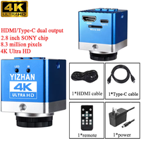 4K 60MP Camera Electronic Digital Microscope for PCB Repair Mobile Phone Repair Watch Repair