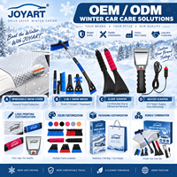 OEM ODM EVA Grattoir à neige pour voiture, ensemble de déneigement hivernal avec couvre-pare-brise, brosse à neige, grattoir à glace avec gant, cadeau promotionnel pour voiture