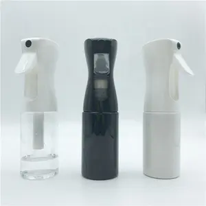 High Pressure Fine Mist Plastic PET Customised Hair Continuous Spray Bottle 250ml