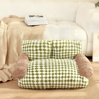 Lapin en peluche canapé-lit pour animaux de compagnie poids élevé chaud confortable lit pour chien amovible lavable lit pour chat