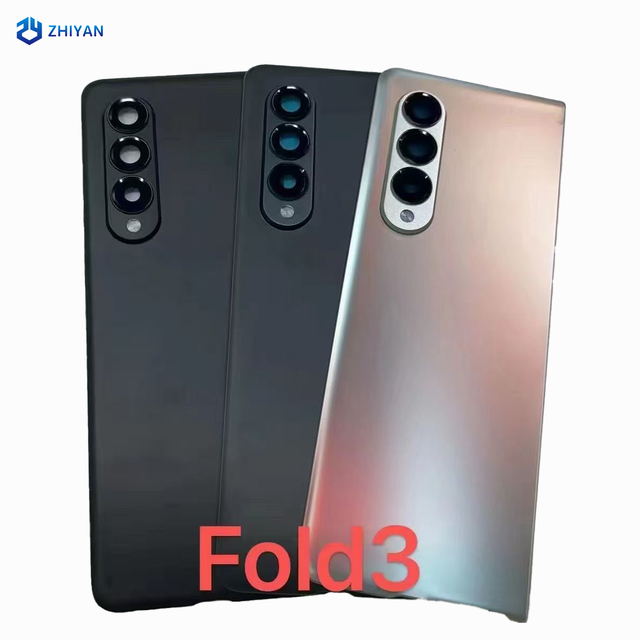 High Quality Back Glass Replacement for Samsung Galaxy Z Series Rear Battery Cover with Camera Lens Foldable Phone Repair Parts