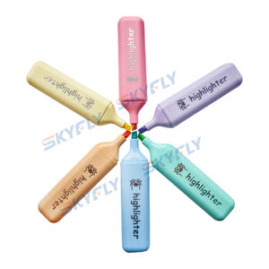 <span class=keywords><strong>Comprar</strong></span> Resaltador Plano y Lindo Marcador de Colores para Dibujar con Tapa de Garra de Gatito para Uso Diario - Product Image 6