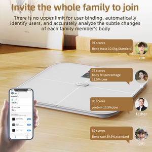 उच्च परिशुद्धता सीधे इनबॉडी स्मार्ट डिजिटल वजन स्केल बॉडी कंपोजीशन बॉडी बॉडी बॉडी फैट स्केल की तुलना करें 180 किलोग्राम - Product Image 4