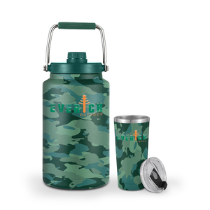 Growler de bière sous vide en acier inoxydable isolé <span class=keywords><strong>à</strong></span> double paroi de grande capacité avec <span class=keywords><strong>verre</strong></span> <span class=keywords><strong>à</strong></span> bière - Product Image 4