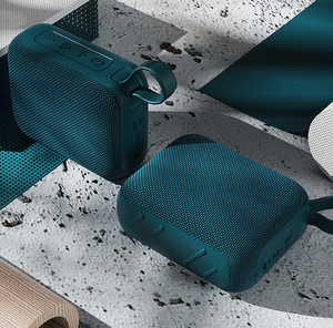 רמקול בלוטות' נייד מיני אופנתי 5W עם בס, רדיו FM, תמיכה ב-TF ו-USB, כיסוי בד ורצועה. - Product Image 5