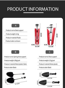 Tendeurs de <span class=keywords><strong>Chaussures</strong></span> Ajustables à Ressort en Plastique, Embauchoirs Flexibles pour Hommes et <span class=keywords><strong>Femmes</strong></span> - Product Image 3