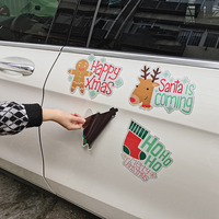 Autocollant magnétique réfléchissant pour voiture, logo personnalisé, autocollant, emblème permanent, aimant en caoutchouc pour voiture