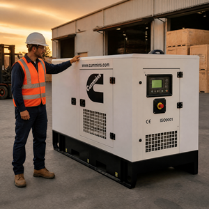 Générateur diesel silencieux mobile à quatre roues simple 40KVA/KW 50KVA avec ATS/MTS, le plus vendu sur les chantiers de construction et les sites résidentiels - Product Image 6
