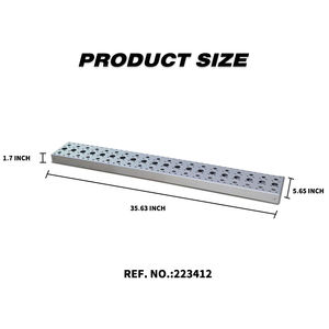 35,63 \ "x5.65 \" x1.7 \ "Estribos de aluminio Camión Tanque de combustible Paso - Product Image 2