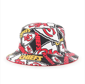 Customized 32 Teams Kansas City Chiefs Bucket Hat Casual Fisherman Hat