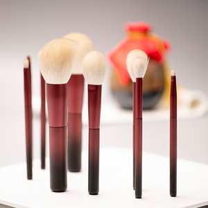 9pcs Short Handle Travel Makeup <strong>Brushes</strong> on Sale Vegan Gift Boxes <strong>Docolor</strong> Makeup <strong>Brush</strong> Cosmetic Packaging Box - Product Image 2