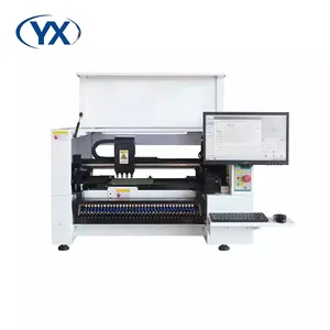 SMT460S 4 Head 64 Feeders Automatic Pcb Machine Chip Mounter Led Bulb Placement Assembly Pick and Place Machine Production Line