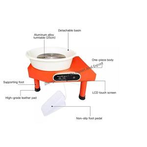 Rueda <span class=keywords><strong>de</strong></span> alfarero eléctrica con herramienta <span class=keywords><strong>de</strong></span> <span class=keywords><strong>arcilla</strong></span> <span class=keywords><strong>de</strong></span> pantalla táctil para rueda <span class=keywords><strong>de</strong></span> cerámica infantil - Product Image 4