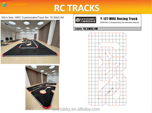 Piste de course Mini-Z RWD de <span class=keywords><strong>54</strong></span> mètres carrés, piste de drift pour voitures RC de 10,3*5,4M, pistes de course professionnelles, vente en gros disponible - Product Image 4