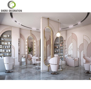 Elegant Beauty <b>Salon</b> Decoration Customized <b>Salon</b> Display Cabinet Nail <b>Salon</b> Table For Beauty <b>Salon</b> <b>Furniture</b> - Product Image 5