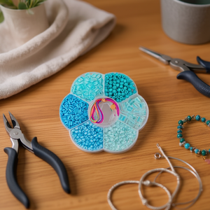 Set di Perline ILAN 10x10cm Colori Assortiti per Creazione di Gioielli - Product Image 3