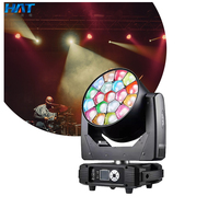 HAT cabeza móvil Bean e Wash 19x15W zoom LED 19*15W cabeza móvil luz Arco Iris DJ Luz